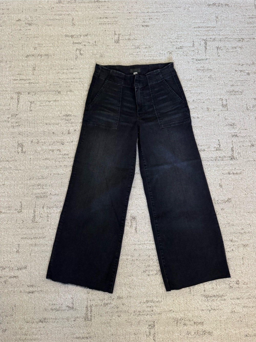 Kut Back Wide Leg Jeans